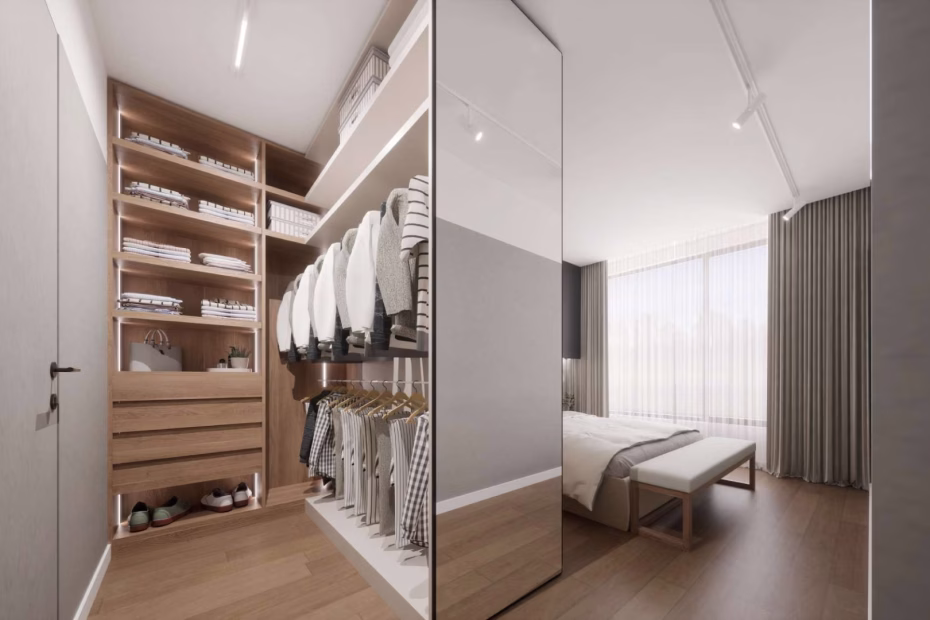 интериорен дизайн гардеробно IRchitect