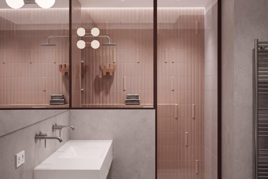 Интериорен дизайн баня IRchitect