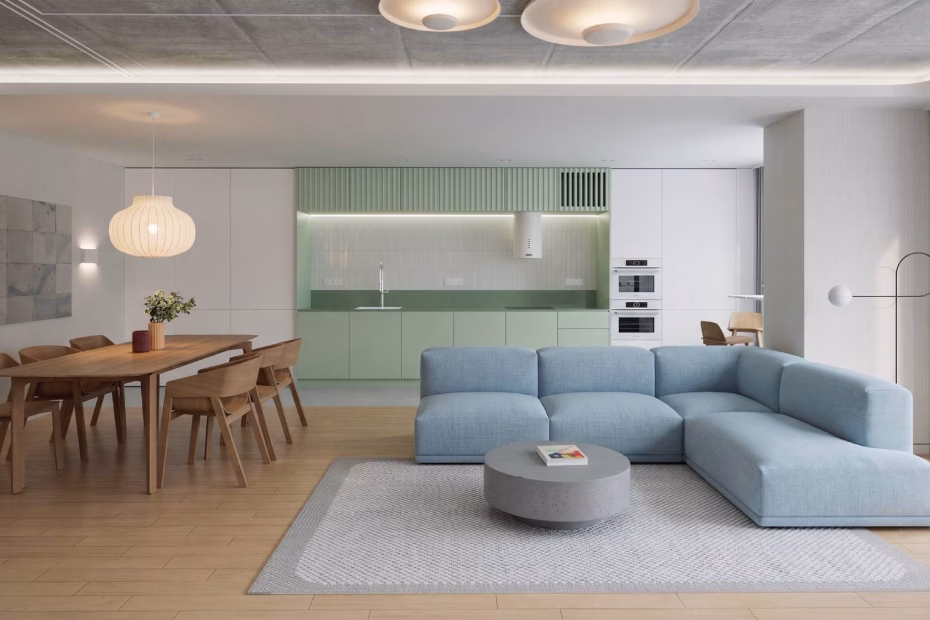 Интериорен дизайн дневна IRchitect
